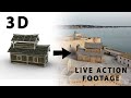 Place 3D objects to live action footage in 1,5 minute! - Cinema 4D
