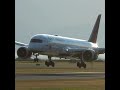 Exploding Rubber. Air Canada 787 Dreamliner C-FRTU Smokey Landing at Vancouver Airport YVR #Shorts