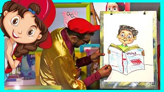 Multiknik How To Draw Lama | Painting and Coloring for Kids N426