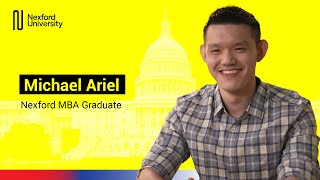 Meet Michael Ariel, one of our US graduates who flew from Indonesia to celebrate with his peers