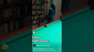 Trying @007ofPool 's 8 Ball corner shot. #pool #billiard #8ballpool #8ball #trickshots