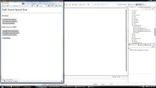 SQL Multi Insert Speed Test Comparison