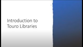 TCL Health Sciences Library Orientation (33 minutes)