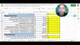 February 2022 Zero Based Budget  ||  Updated Sinking Funds  ||  The "Green Space"
