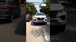 White vs Black Fortuner 😈Which has Best Road Presence #trendingshorts #fortuner #4wd #modified