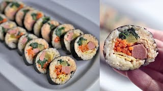 كيمباب كوري سهل و سريع  Korean Gimbap Kimbap