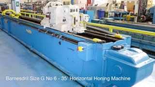 Barnesdril Size G No 6 - 35' Horizontal Honing Machine