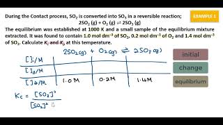 6.2: Equilibrium Constant (Calculation part 1)