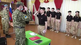 В Советском районе юнармейцы приняли присягу