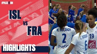 Highlights |  Iceland vs France | Women's EHF EURO 2020 Qualifiers