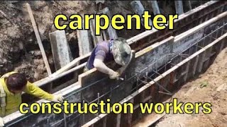 carpenter. construction workers. gully. 형틀목수.배수로공사.노가다.기술.일당.KILSB