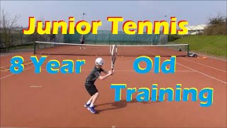 Junior Tennis | Hitting With My 8 Year Old Student | 2015