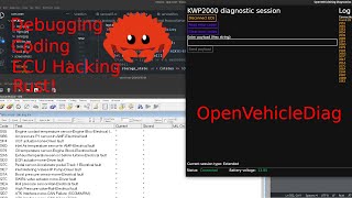 LIVESTREAM - OpenVehicleDiag coding - Debugging, ECU hacking and more!