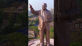 एकाच बोटावर 💙 125 Feet Ambedkar Statue Hyderabad | Ekach Botavar | Kaju Badam Pista #viral