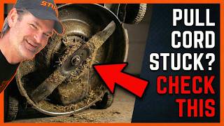 Lawn Mower Pull Cord Stuck Check This First