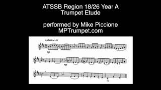 ATSSB Region 18/26 Year A Trumpet Etude