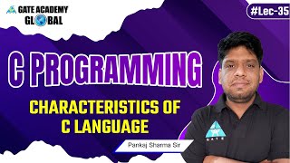 #35 | Characteristics of C Language | C Programming (English) By Pankaj Sharma Sir