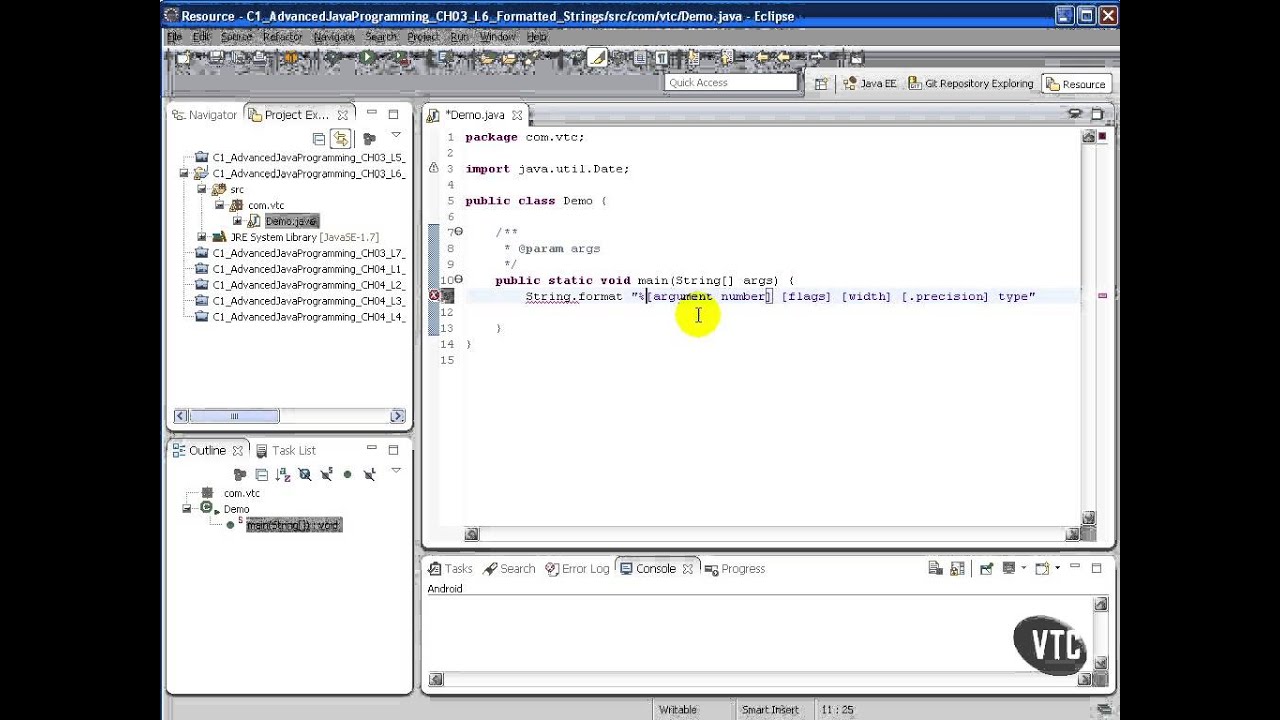 Advanced Java Tutorial Formatted Strings Youtube