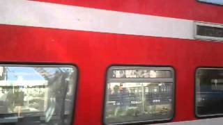 Bombardier Double Deck Israel Railways Train Arriving at Qiryat Motzkin Station