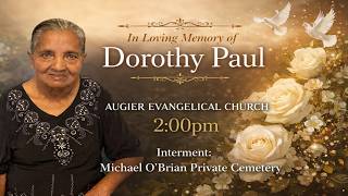 In Loving Memory of Dorothy Paul