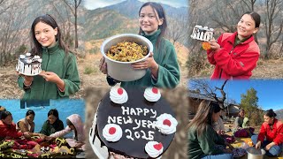 Village New Year Celebration 🎉 || गाँव में नव वर्ष 🥰|| Rekha Vlogs