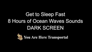 Dark Screen Ocean Waves | Ocean Sounds for Sleeping Babies, Relaxing, Stress: Nature's White Noise