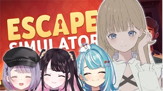 【Escape Simulator】謎解き脱出ゲーム　新人を添えて【ぶいすぽっ！/英リサ】