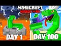 I Survived 100 Days as A POISON SNAKE in HARDCORE Minecraft