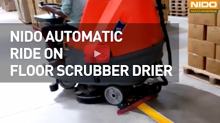 Nido Automatic Ride On Scrubber Drier D9 - Nido Machineries