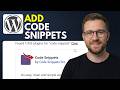 How to add code snippets in WordPress (Step By Step 2026)