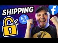 SECRET WAY Of Unlocking The Shipping Option For  A New Facebook Marketplace Drop Shipping Account