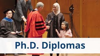 Commencement 2018, 8 of 10: Ph.D. Diplomas
