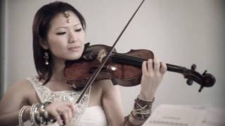 Bollywood Indian wedding musician string quartet violinist kiki chen