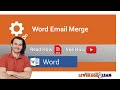 Word Email Merge [See How & Read How]