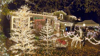 凄いアメリカの住宅街イルミネーション San Carlos Holiday lights シリコンバレー