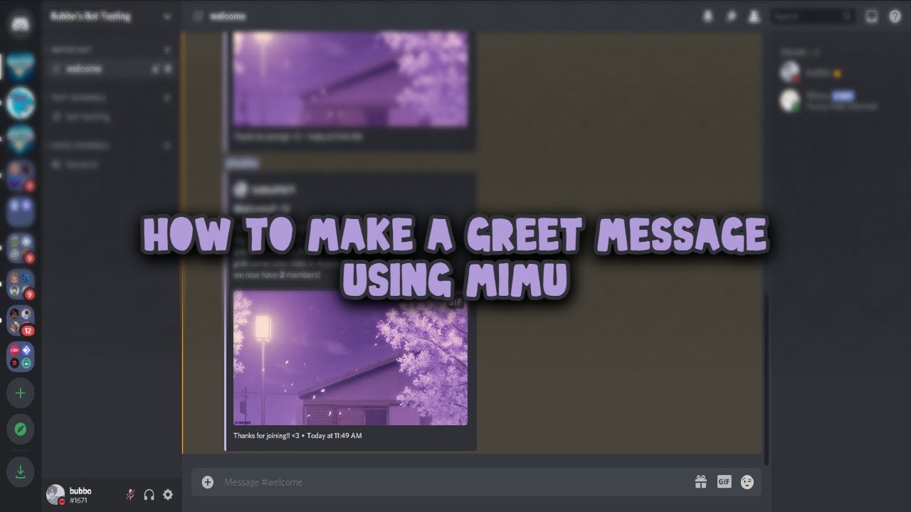 Mimu Greet Message Youtube