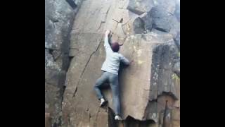 Bouldering at Horsethief Butte