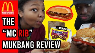 McDonalds McRib Mukbang Quality Time Review (Reupload)