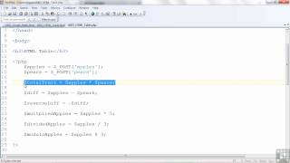 PHP / MySQL Tutorial | Creating HTML Tables with PHP | InfiniteSkills