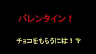 バレンタインデー！！チョコをちょこっともらう方法！？（茶番）