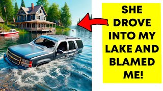 HOA Karen Drove Straight Into My Lake—Then Called 911 on ME When I Tried to Help!