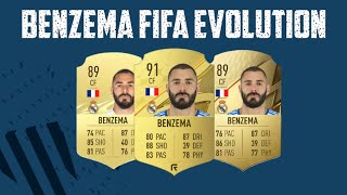 Karim Benzema Evolution In FIFA