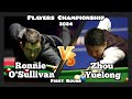 Ronnie O'Sullivan vs Zhou Yuelong - Players Championship Snooker 2024 - First Round Live(Full Match)