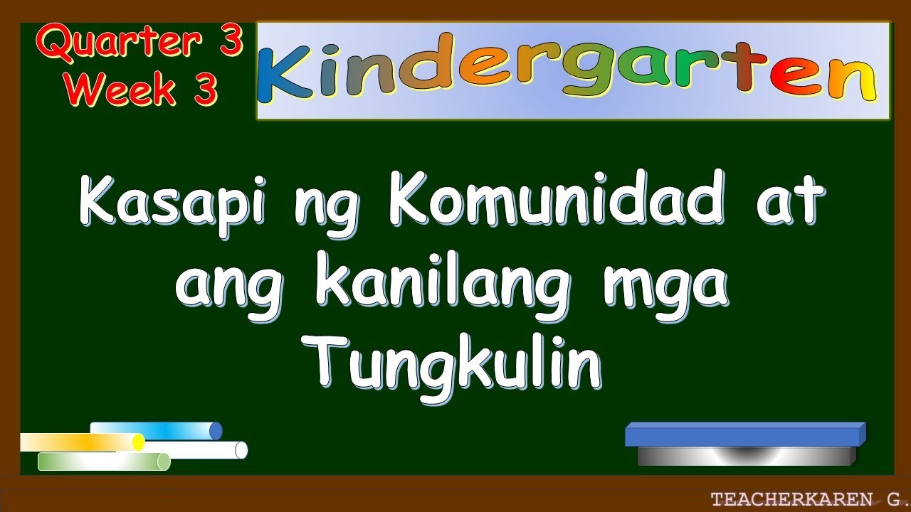 Tungkulin Sa Ating Komunidad - Sumailalim Tungkulin