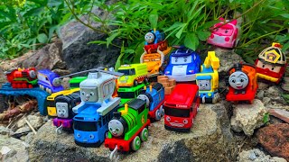 Mainan Tayo the Little Bus, Tayo, Rogi, Gani, Lani, Thomas and Friends, Robocar Poli, Roy, Amber