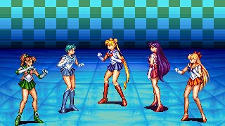 Pretty Soldier Sailor Moon Longplay (Arcade) [QHD]