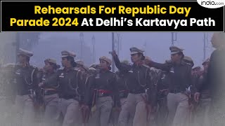 Republic Day 2024 Rehearsals: Rehearsals for Republic Day parade underway on Delhi’s Kartavya Path