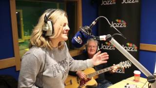 Claire Martin and Jim Mullen in session at Jazz FM