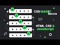 Magic Navigation Menu Indicator using Html CSS & Simple JavaScript | Curve Outside Effects