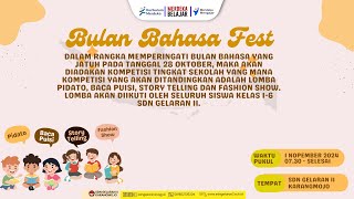 Gelaran Dua Festival - Dalam Rangka Memperingati Bulan Bahasa 28 Oktober 2024